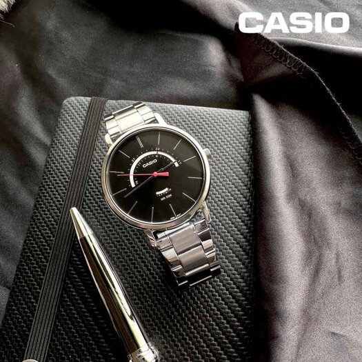 Laikrodis vyrams CASIO  MTP-B105D-1A (zd181b) + dėžutė