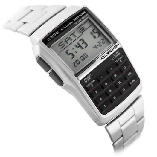Laikrodis vyrams CASIO VINTAGE DATABANK DBC-32D-1ADF (zd162b)