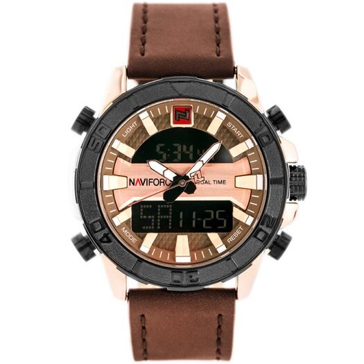 VYRIŠKAS LAIKRODIS NAVIFORCE - NF9114 (zn046e) - brown/rosegold