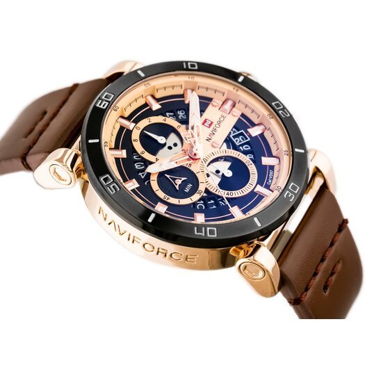 VYRIŠKAS LAIKRODIS NAVIFORCE NF9131 (zn086d) rose gold + dėžutė