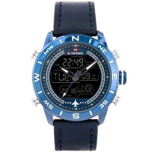 ZEGAREK MĘSKI NAVIFORCE - NF9144 (zn077e) - blue + box