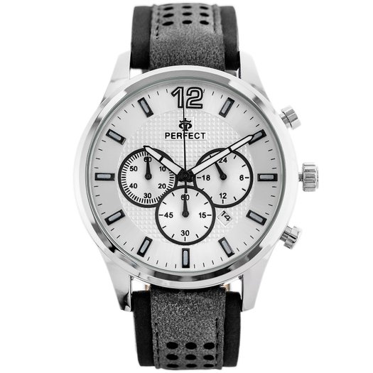 Laikrodis vyrams PERFECT CH01L - CHRONOGRAF (zp354f) + dėžutė