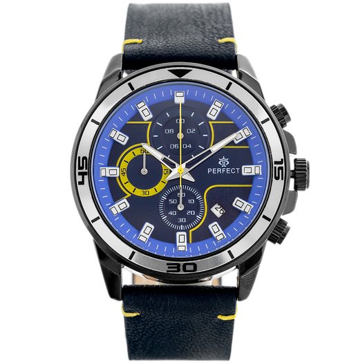 Pulkstenis vīriešiem PERFECT CH02L - CHRONOGRAF (zp351e)
