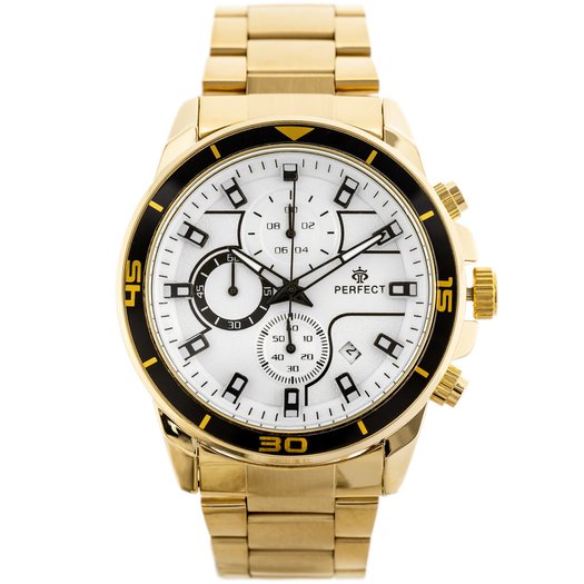 ZEGAREK MĘSKI PERFECT CH02M - CHRONORGAF (zp356d)
