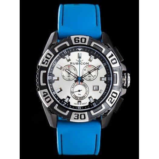 ZEGAREK MĘSKI RUBICON RNFC95 - CHRONOGRAF (zr073a)