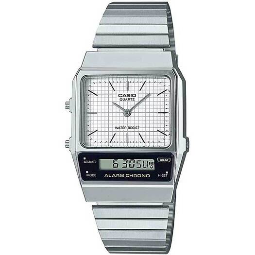 Laikrodis UNISEX CASIO Vintage Dual Time AQ-800E-7A + BOX