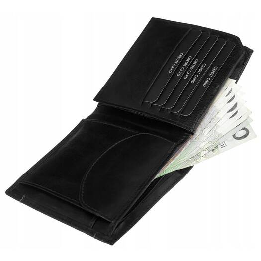 Zestaw skórzany portfel etui brelok ZeCav-03