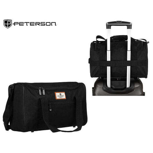 Akcesoria-Peterson Torba podróżna PTN BPT-02 BLACK-czarny