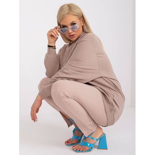 Bluza-RV-BL-6299.11-ciemny bezowy