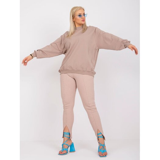 Bluza-RV-BL-6299.11-ciemny bezowy