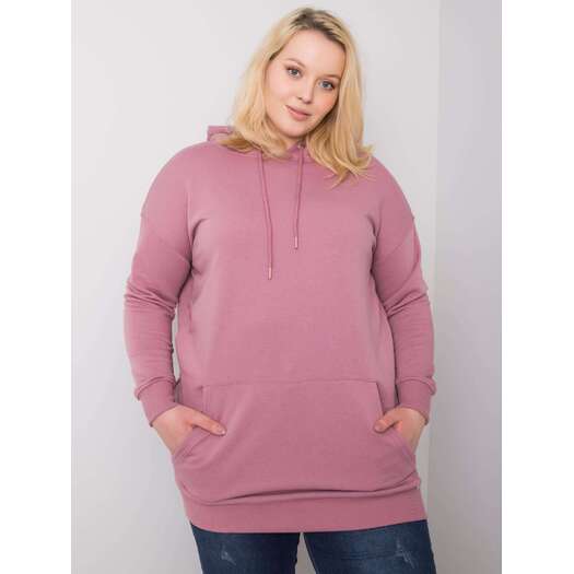 Bluza-RV-BL-6338.19X-ciemny różowy