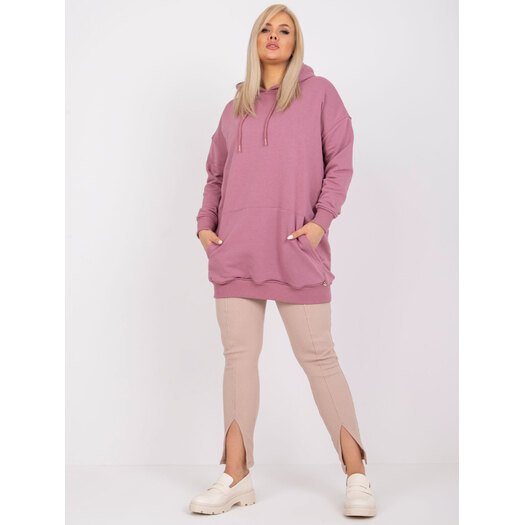 Bluza-RV-BL-6338.19X-ciemny różowy