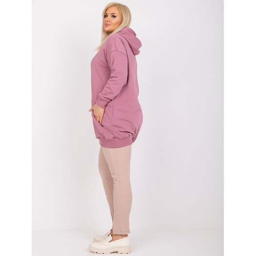 Bluza-RV-BL-6338.19X-ciemny różowy