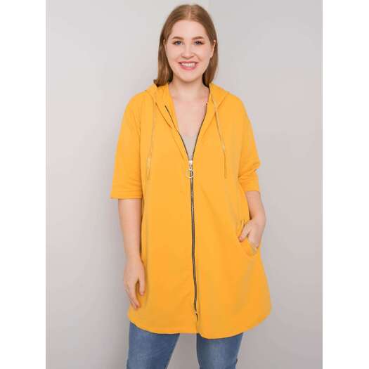 Bluza-RV-BL-6863.59P-ciemny żółty