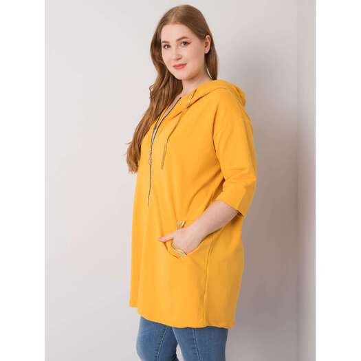 Bluza-RV-BL-6863.59P-ciemny żółty