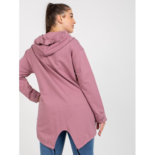 Bluza-RV-BL-8266.34P-ciemny różowy