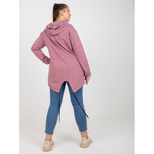 Bluza-RV-BL-8266.34P-ciemny różowy