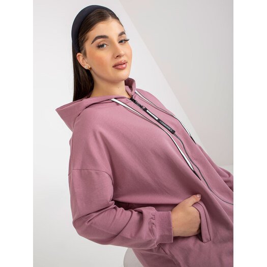 Bluza-RV-BL-8302.78-ciemny różowy