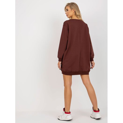 Bluza-VI-BL-3192.23P-ciemny brązowy