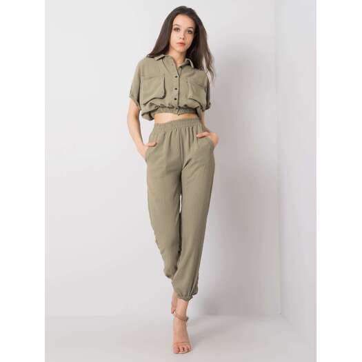 Laisvalaikio kostiumas moterims 346-KMPL-5002.61-khaki