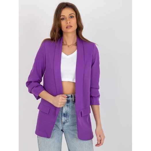 Švarkas moterims DHJ-MA-7684.15P-violetinė