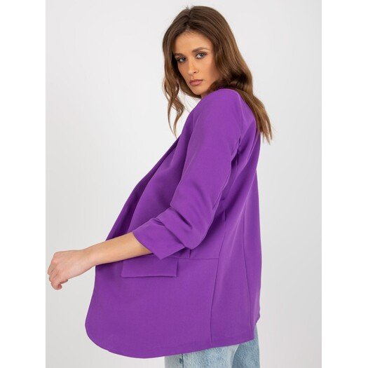 Švarkas moterims DHJ-MA-7684.15P-violetinė