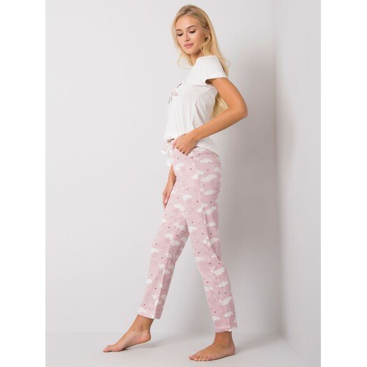 Piżama-BR-PI-3256-biało-różowy