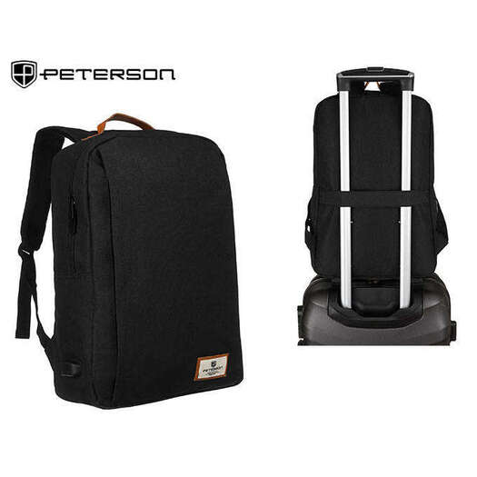 PLECAKI-[DH] Peterson Plecak PTN BPP-02-czarny