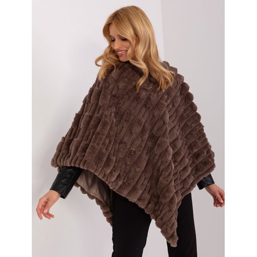 Poncho-AT-PN-2347.68-brązowy