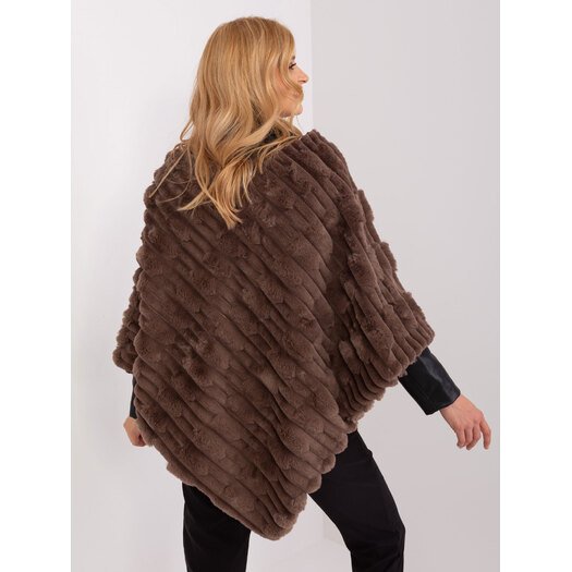 Poncho-AT-PN-2347.68-brązowy