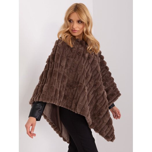 Poncho-AT-PN-2347.68-brązowy