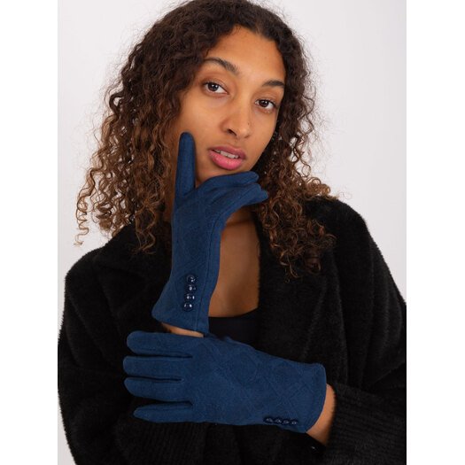 Rękawiczki-AT-RK-239302.10X-ciemny niebieski