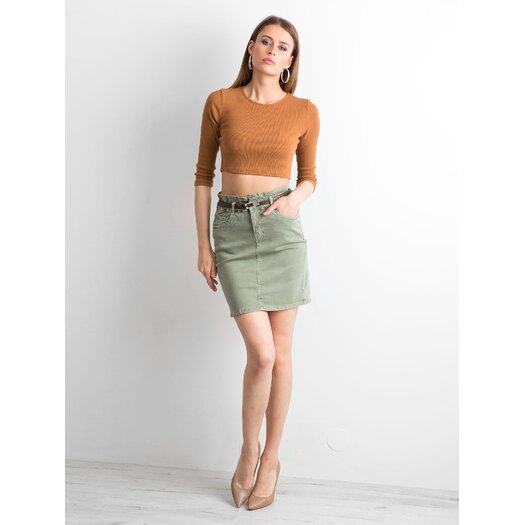 Spódnica-JMP-SD-F6678.77P-khaki