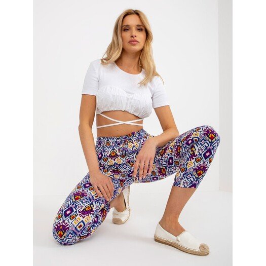 Kelnės - D73770M61869I - violetinė