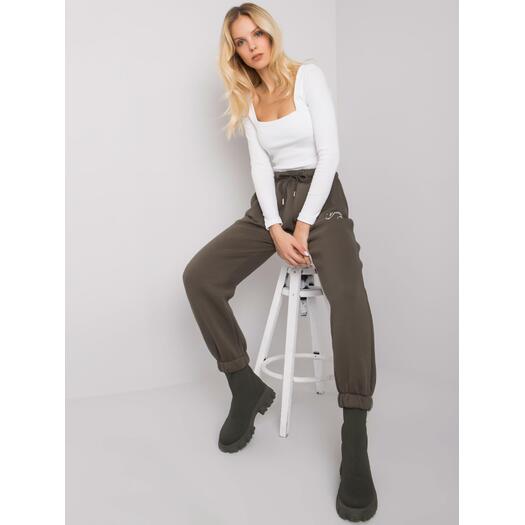 Sportinės kelnės - RV-DR-7275.24P - tamsi chaki