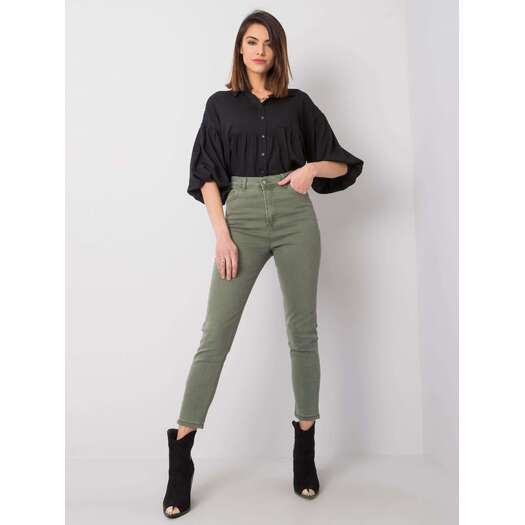 Spodnie jeans-319-SP-6056.43-khaki