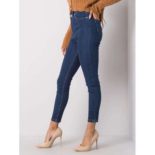 Spodnie jeans-320-SP-2614.05P-ciemny niebieski