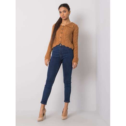 Spodnie jeans-320-SP-2614.05P-ciemny niebieski