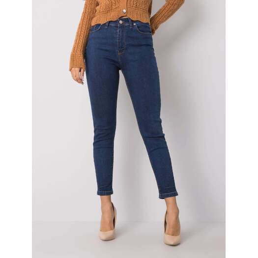 Spodnie jeans-320-SP-2614.05P-ciemny niebieski