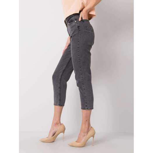 Spodnie jeans-320-SP-2764.08P-ciemny szary