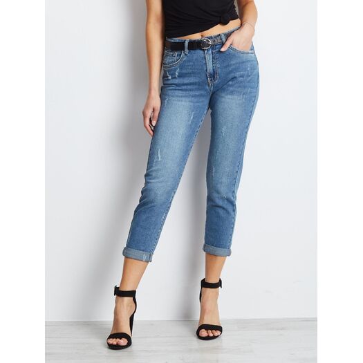 Spodnie jeans-JMP-SP-6889.58P-niebieski