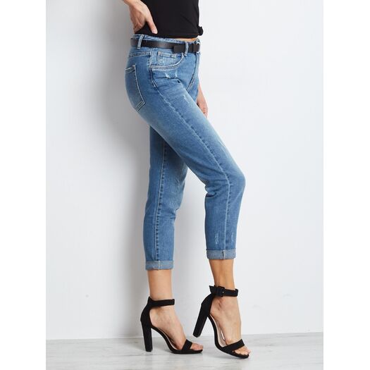 Spodnie jeans-JMP-SP-6889.58P-niebieski