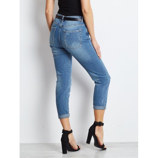 Spodnie jeans-JMP-SP-6889.58P-niebieski