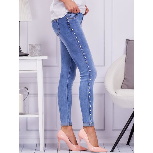 Spodnie jeans-JMP-SP-Y1280.43-niebieski