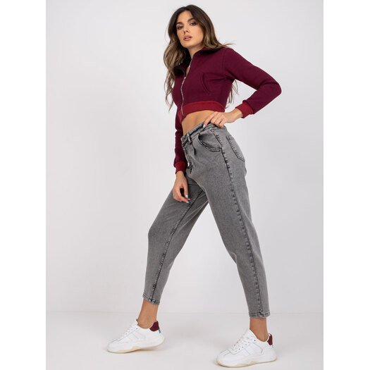 Spodnie jeans-MR-SP-255.56P-ciemny szary