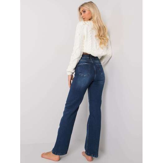 Spodnie jeans-MR-SP-351.72P-granatowy