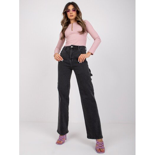 Spodnie jeans-MR-SP-356.42P-czarny