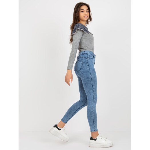 Spodnie jeans-NM-SP-L12.14X-niebieski