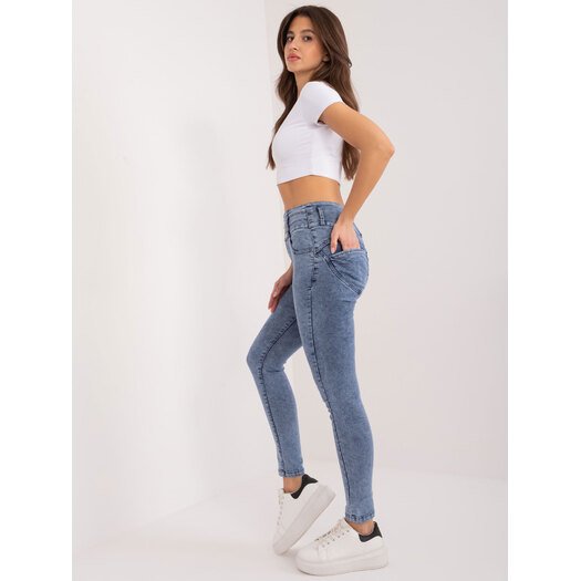 Spodnie jeans-NM-SP-L73.33P-niebieski