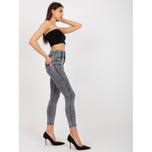 Džinsinės kelnės-NM-SP-L73.79P-tamsiai pilkos